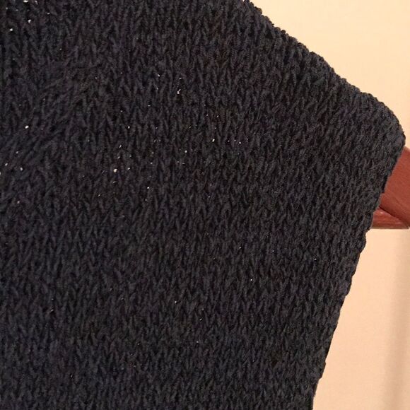 LIz Claiborne Navy Sleeveless Sweater - Size XL - Picture 5 of 8
